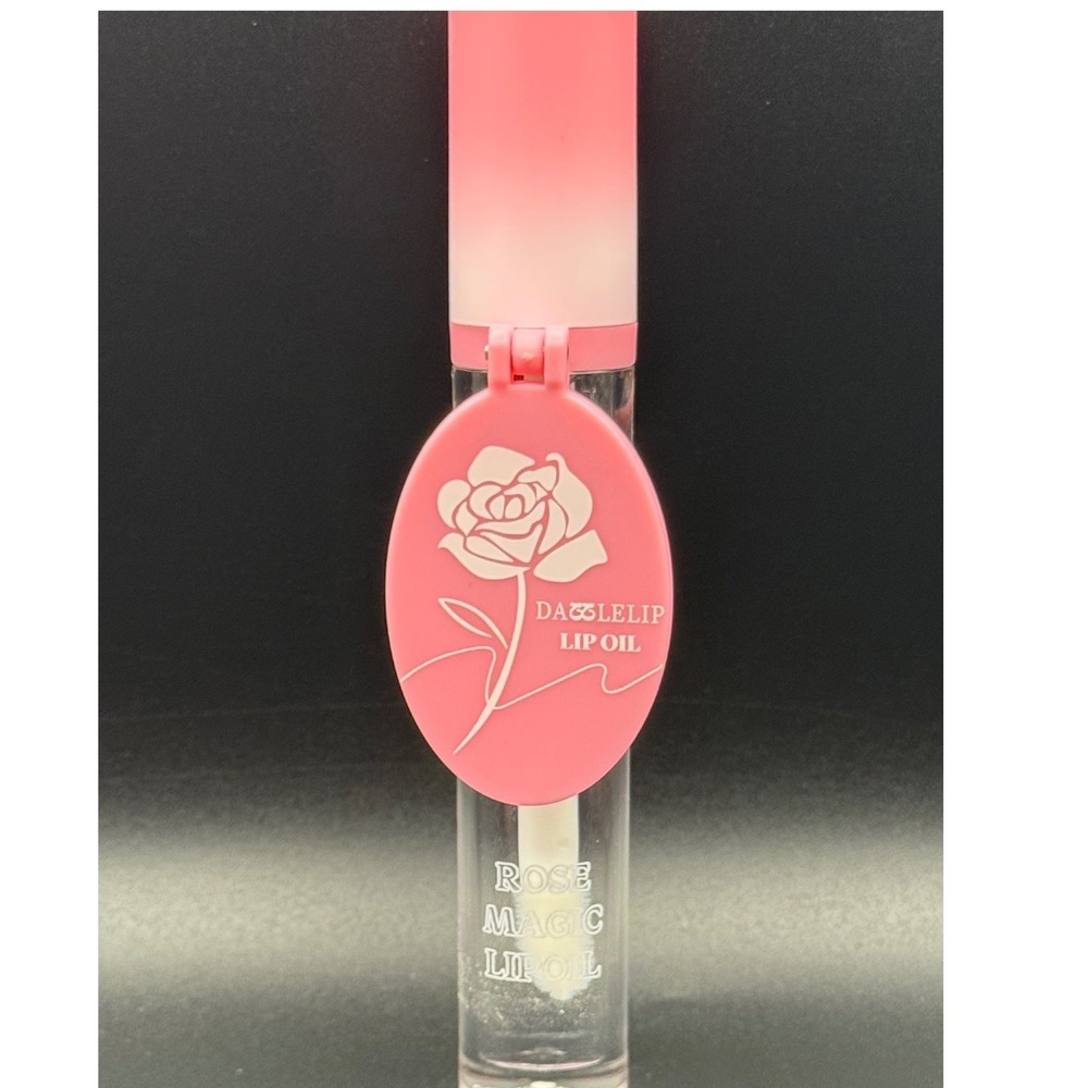 Rose Magic Lip Oil Clear Hydrating High Shine Treatment Gloss